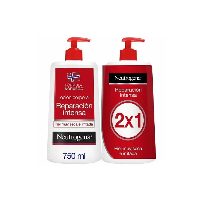 Neutrogena Bodylotion Intensief Herstel 750 ml + 750 ml