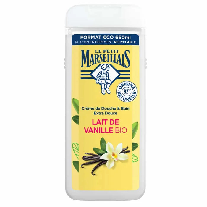 Le Petit Marseillais Biologische Vanillemelk Douchegel 650ml
