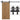 Glijrailset voor schuifdeur, rustiek design, koolstofstaal, 200x4x0,6 cm, tot 90 kg, zwart