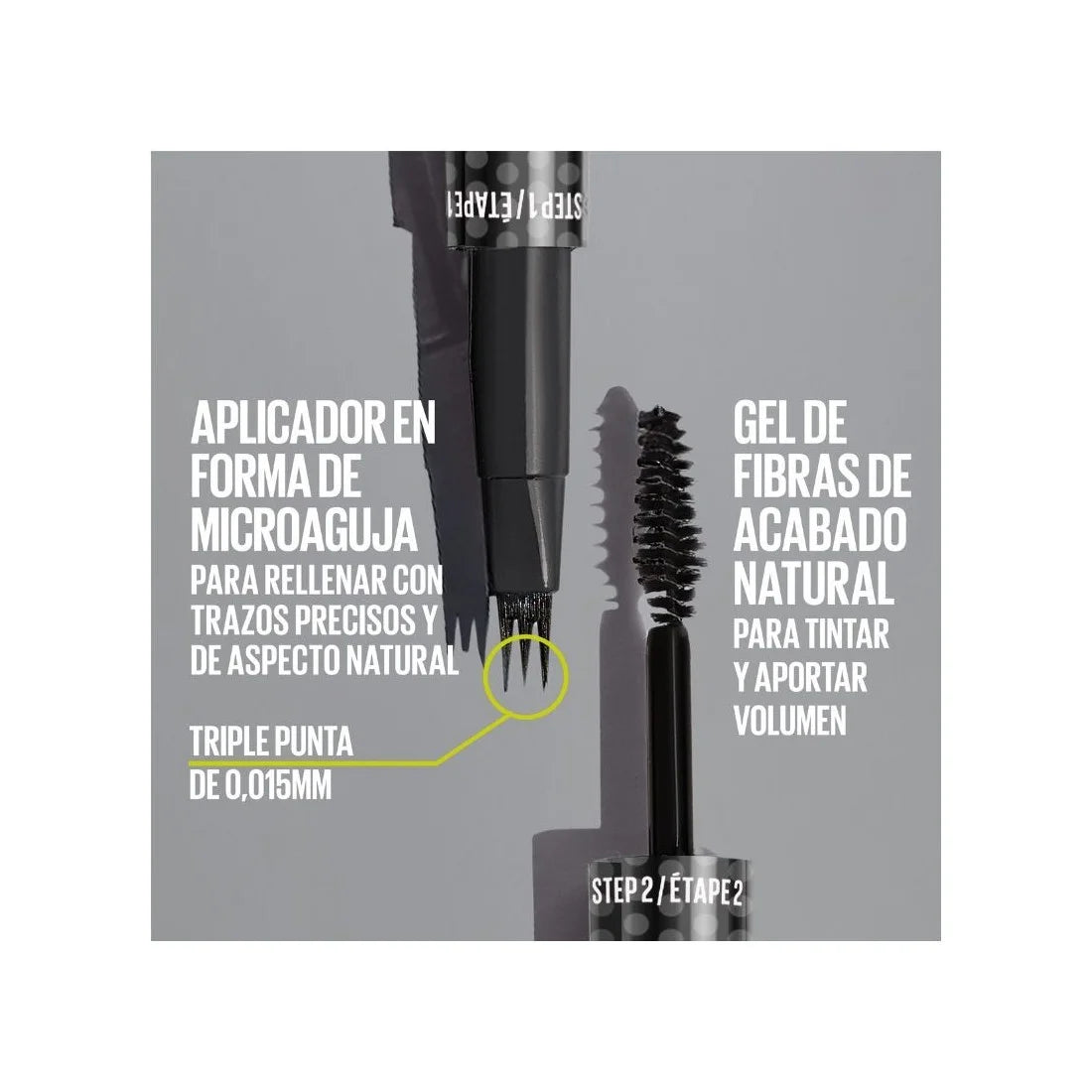 Maybelline Brow Insert Medium Brown 1 St