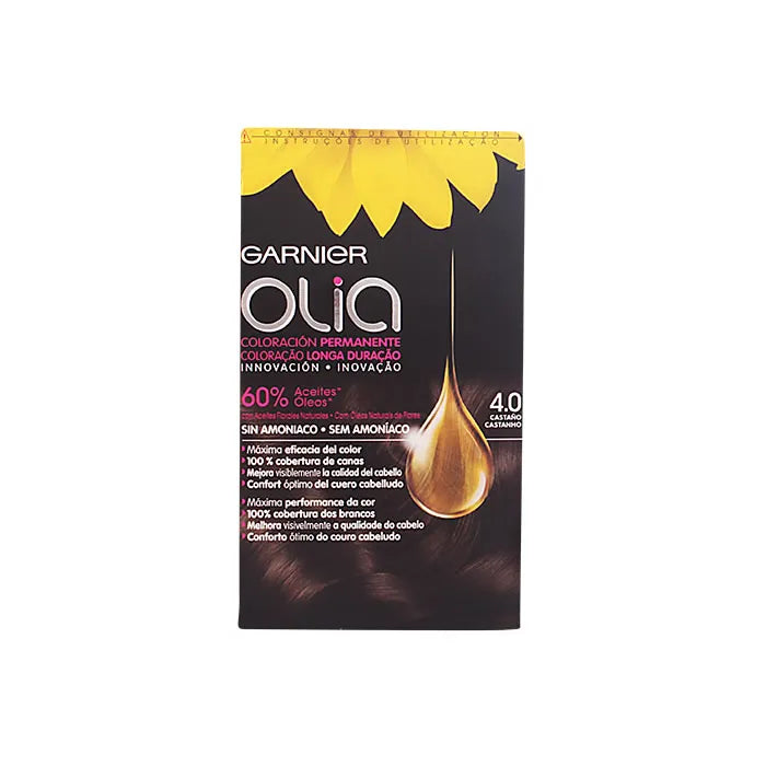 Garnier Olia Permanente Haarkleuring 4,0 Bruin