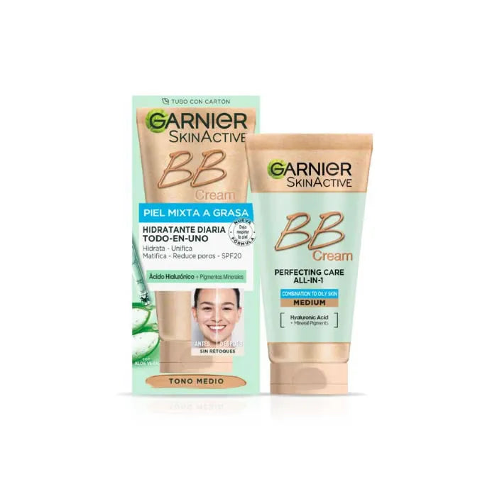 Garnier BB Cream Gecombineerde tot vette huid Medium 50ml