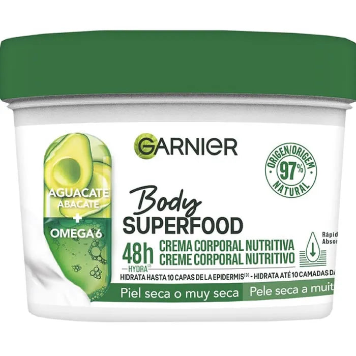 Garnier Body Superfood Voedende Avocado Lichaamscrème 380ml
