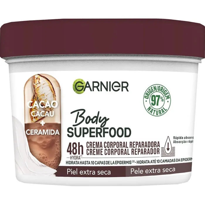 Garnier Body Superfood Cocoa Repair Lichaamscrème 380ml