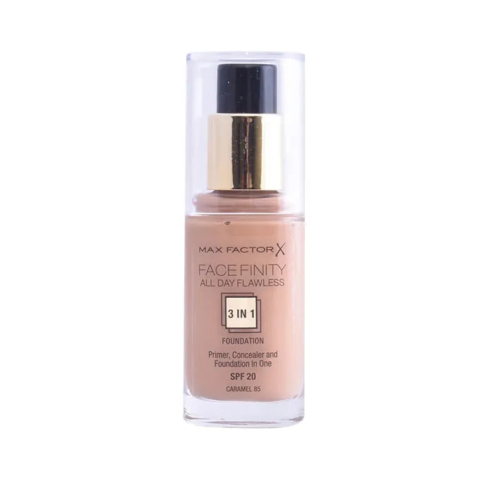 Max Factor Facefinity 3-in-1 Primer, Concealer en Foundation SPF20 85 Caramel 30ml