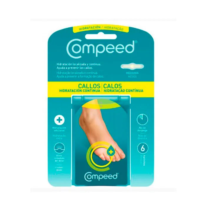 Compeed Eeltpleisters Continue Hydratatie 6 stuks