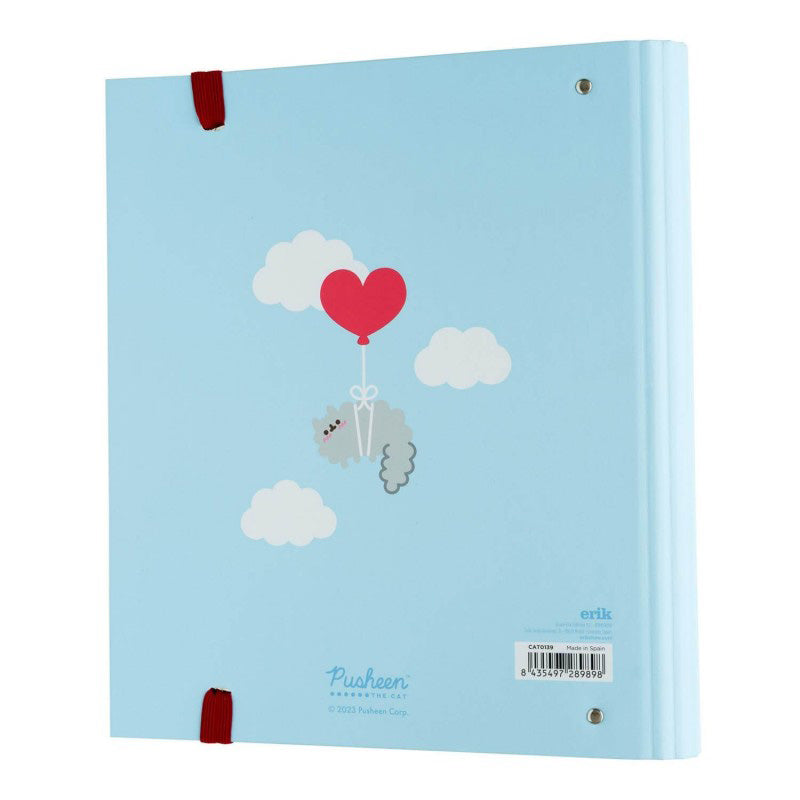 Pusheen - A4-map uit de Purrfect Love-collectie met bladen (4 ringen, elastiek) (2)