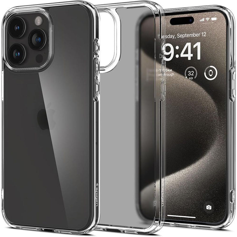 Spigen Ultra Hybrid - hoesje voor iPhone 15 Pro (Frost Clear)
