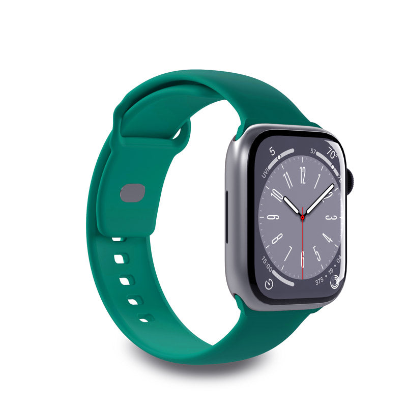 PURO ICON - Elastische band voor Apple Watch 44/45/46/49 mm (S/M & M/L) (Jade)