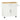 Keukentrolley serveerwagen kookeiland, 1 kruidenrek, 1 handdoekhouder, 109 cm x 40 cm x 89 cm, wit