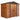 Tuinschuur, gereedschapsschuur, tuinhuis met raam, weerbestendig, houtlook, staal, 152 x 235,7 x 208,7 cm, bruin