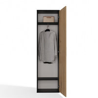 Kleiderschrank DUO ANTHRAZIT EICHE ARTISAN – Produktabbildung 9