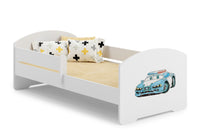 LUK children's bed 160x80 with railing - Police