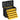 Gereedschapskist leeg, 49,7 x 25,3 x 40,7 cm gereedschapskist met 4 lades, minibox staal geel