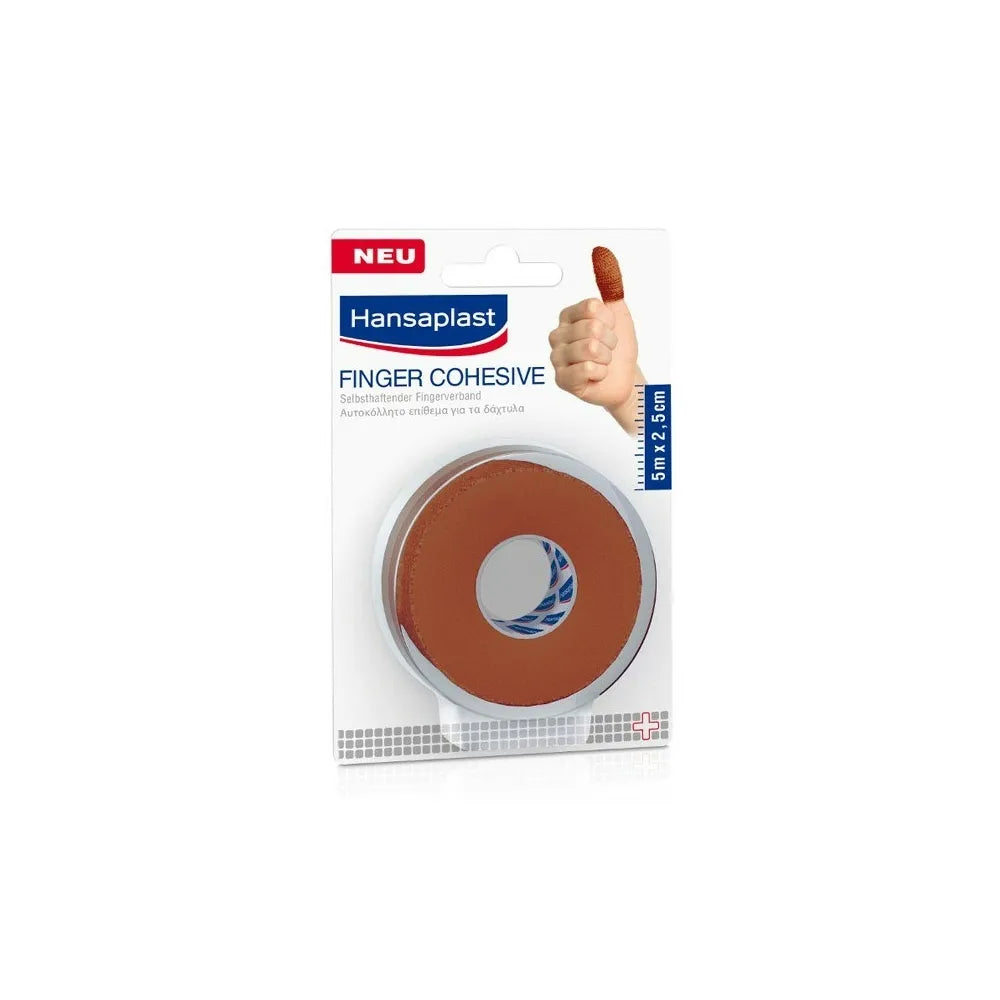 Hansaplast Cohesief Bruin Vingerverband 5m X 2,5cm