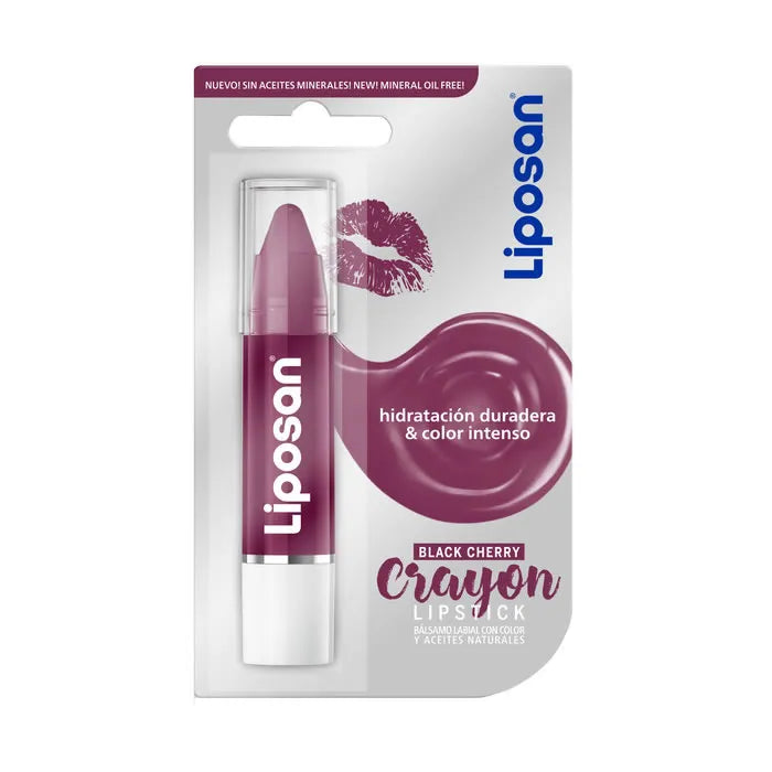 Liposan Crayon Lippenbalsem met Kleur Black Cherry