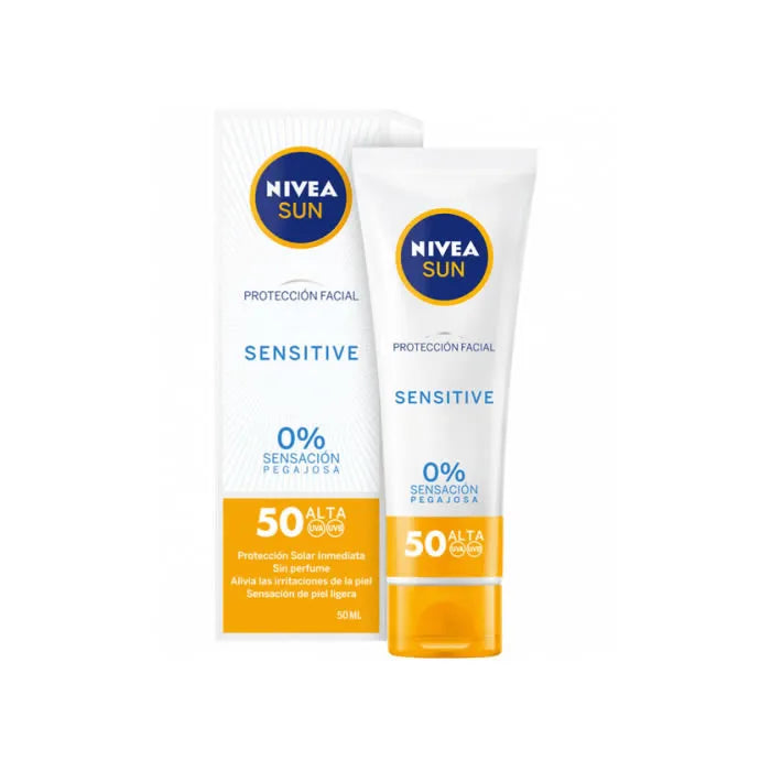 Nivea Sun Gezicht Gevoelige Huid SPF50 50ml