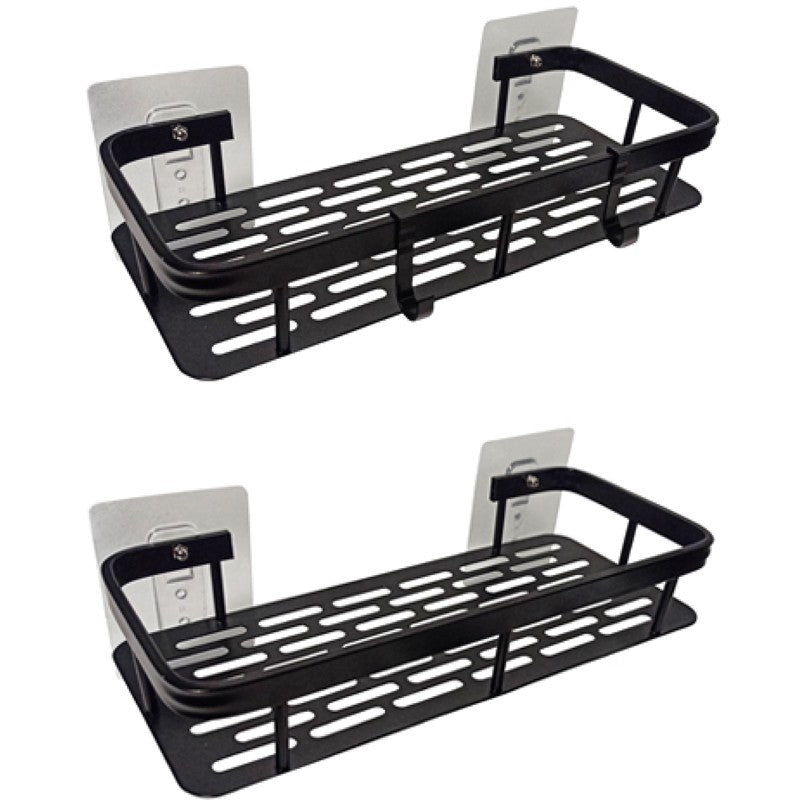 Regal Badezimmer 2 Stück – Schwarz
