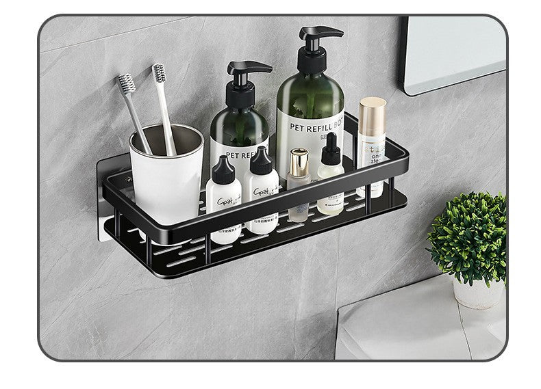 Regal Badezimmer 2 Stück – Schwarz