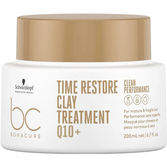 Schwarzkopf BC Time Restore Q10 Clay Treatment 200ml
