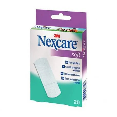 Nexcare Soft 20 pleisters 25 x 72 mm