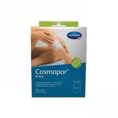 Cosmopor Entry Kleefverband 10 X 8 Cm 10 Stuks Hartmann