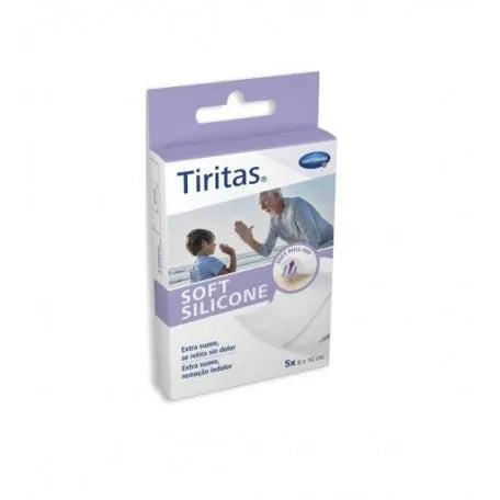 Pleister Soft Silicone Zelfklevende Verbandmiddelen 6 X 10 Cm 5 Stuks Hartmann