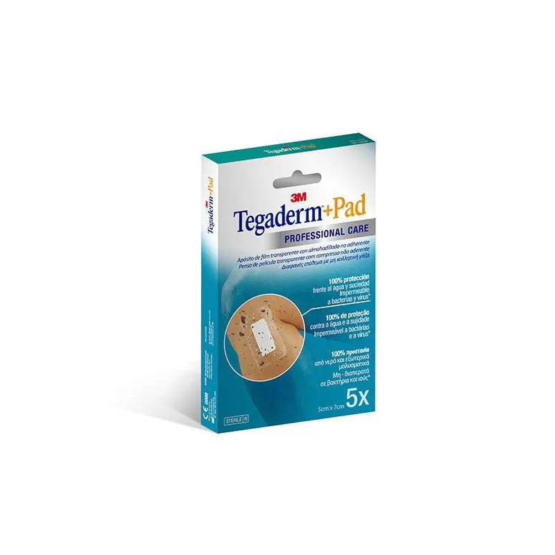 Tegaderm Pad 5x7 cm 5 verbanden