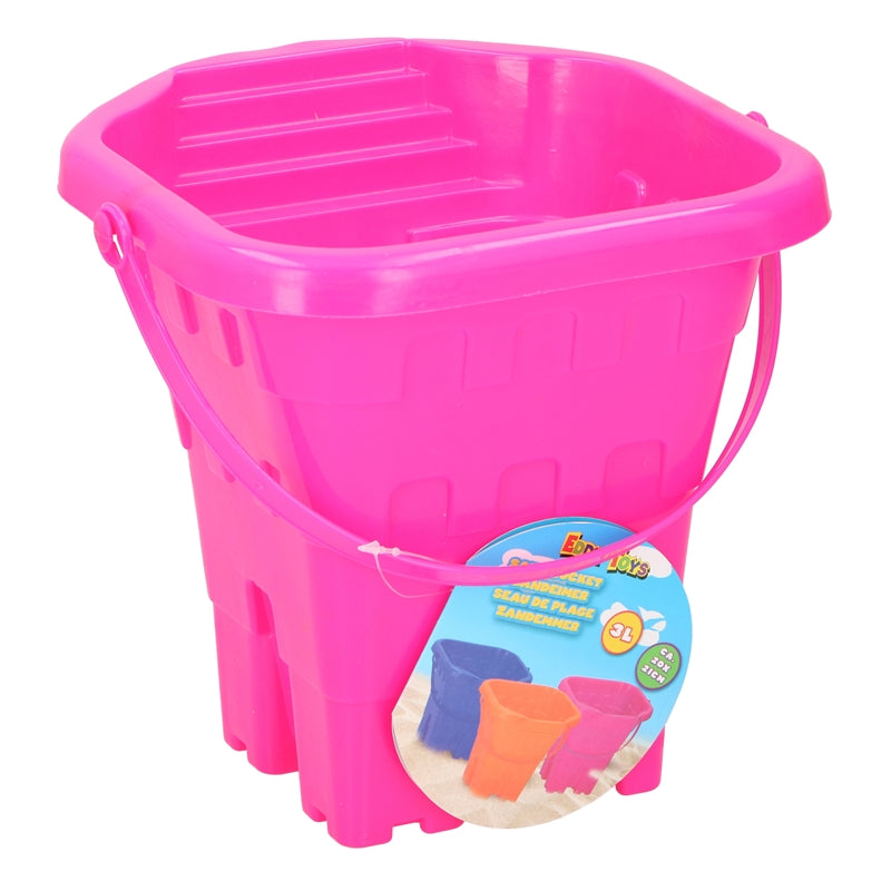 Eddy Toys - Zandkasteelemmertje 20 cm (roze)