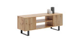 Focus loft RTV cabinet 135 cm - decor laths oak craft