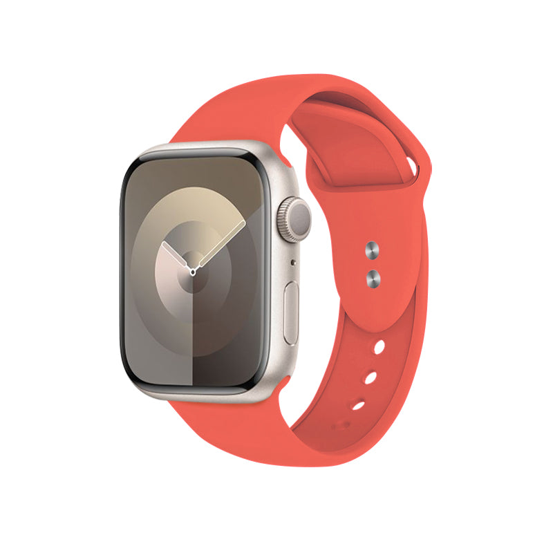 Crong Liquid - horlogebandje voor Apple Watch 38/40/41/42 mm (koraal)