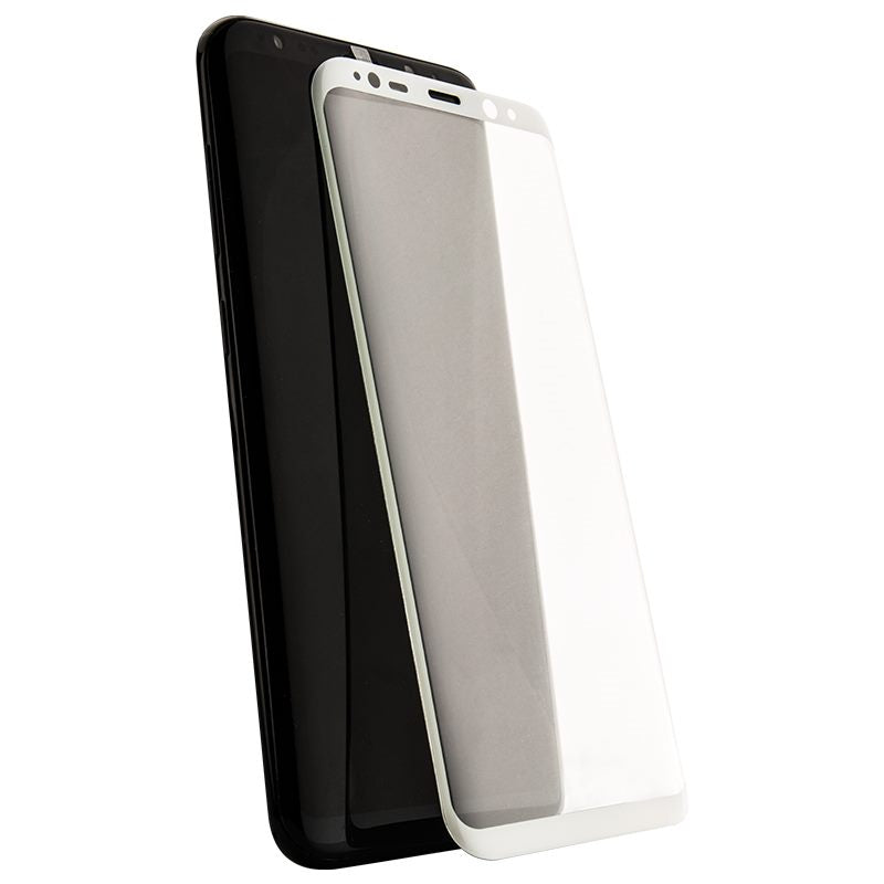 X-Doria Armour 3D Glass - Gehard Glas 9H Schermbeschermer voor Samsung Galaxy S8+ (Witte Rand) (2)