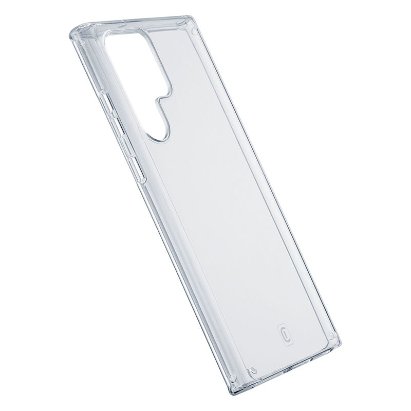 Cellularline Clear Strong - Samsung Galaxy S23 Ultra hoesje met antibacteriële bescherming (transparant)