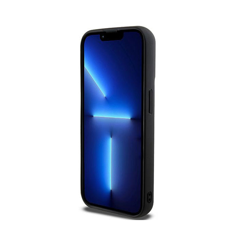 DKNY 3D Rubber Repeat Pattern - Hoesje voor iPhone 15 Pro Max (Zwart) (5)