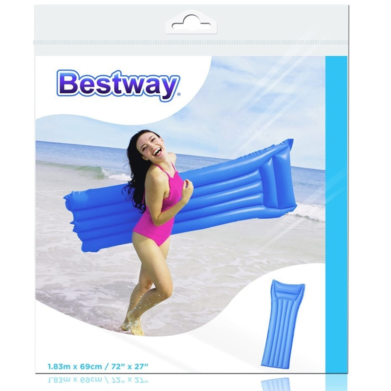 Bestway - Opblaasbaar luchtbed voor het strand 183x69cm (blauw) (2)