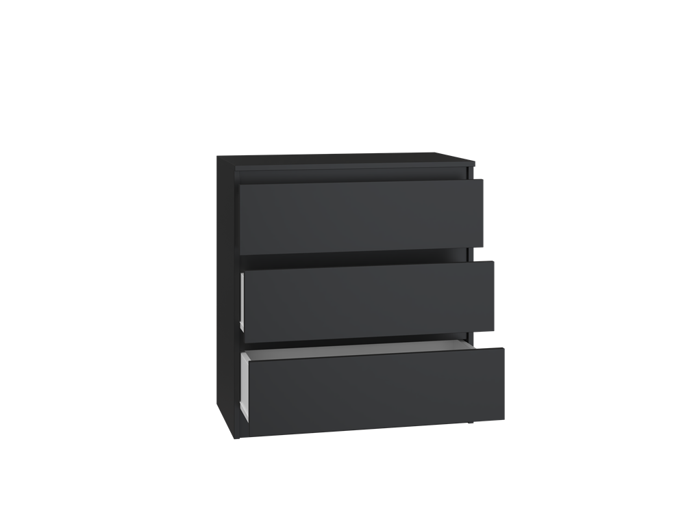 Kommode Malwa M3 SCHWARZ – Produktabbildung 2