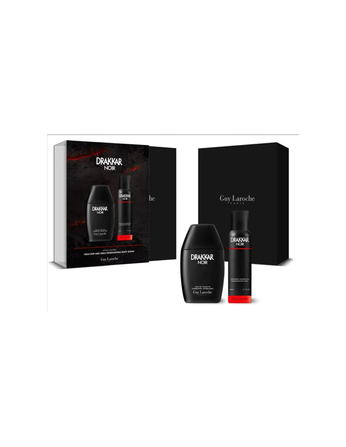 Guy Laroche Drakkar Noir eau de toilette 100 ml en deodorant 150 ml set