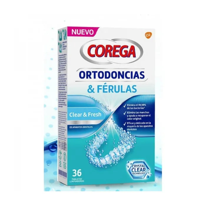 Corega Orthodontie & Gebitsbeschermers 36 tabletten