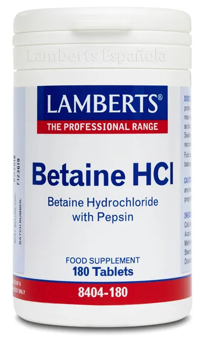 Lamberts Betaine Hcl 324 Mg 180 Tabletten