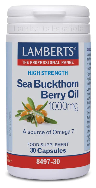 Lamberts Duindoornbesolie 1000mg 30 Caps