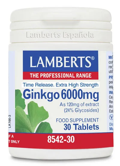 Lamberts Ginkgo Biloba 6000 mg 60 tabletten