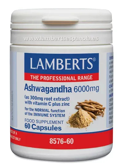 Lamberts Ashwagandha 6000 mg 60 capsules