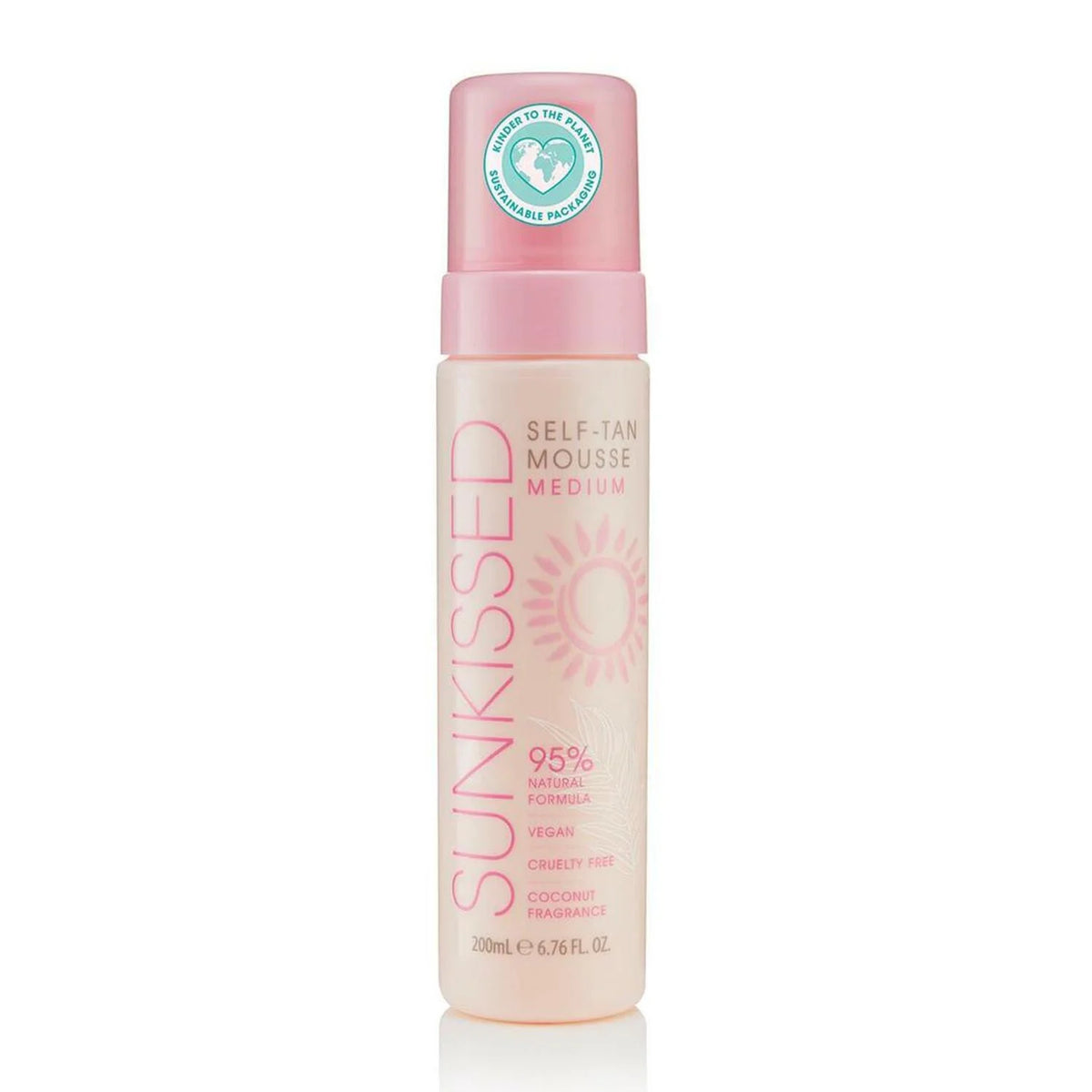 Sunkissed Self-Tan Mousse Medium Kokosgeur 200ml