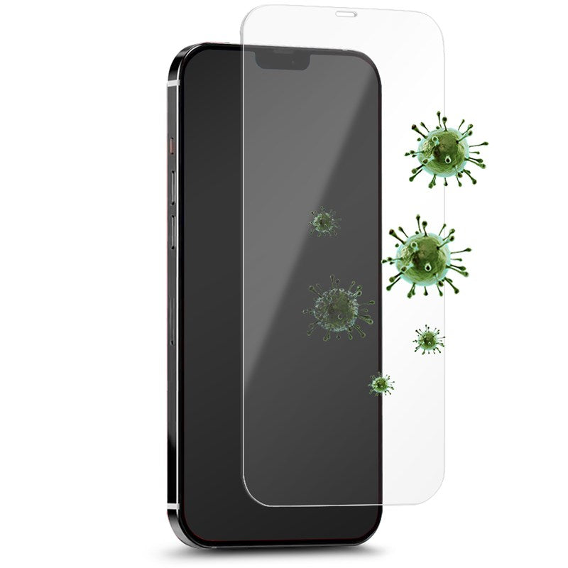 Antibacterieel beschermend gehard glas PURO met antibacteriële bescherming voor iPhone 12 Pro Max Screen (2)