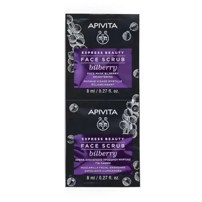 Apivita Verhelderend Exfoliërend Masker
