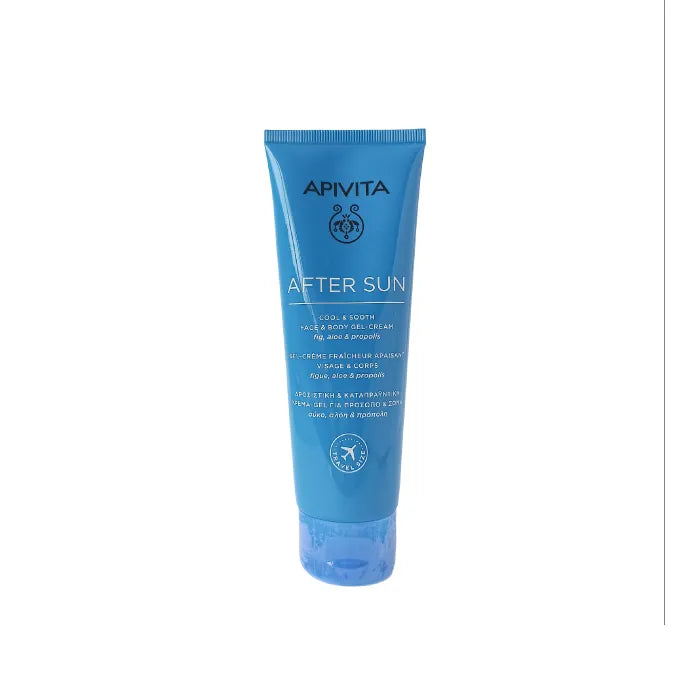 Apivita After Sun Verfrissende & Verzachtende Crème-Gel Voor Gezicht & Lichaam 100ml