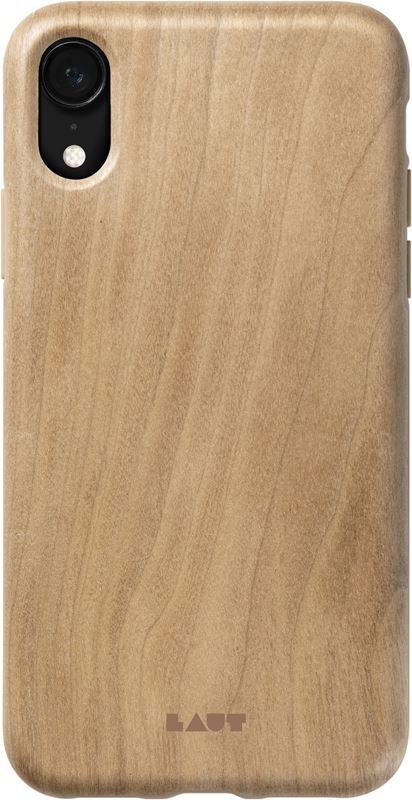 Volgens PINNACLE - Hoesje voor iPhone XR met natuurlijk hout (kersenhout) (2)