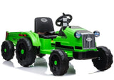 Tractor met aanhanger YSA021A groen