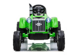 Tractor met aanhanger YSA021A groen (2)