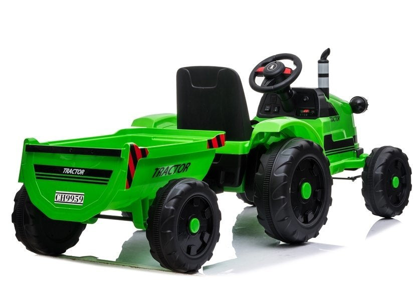 Tractor met aanhanger YSA021A groen (6)